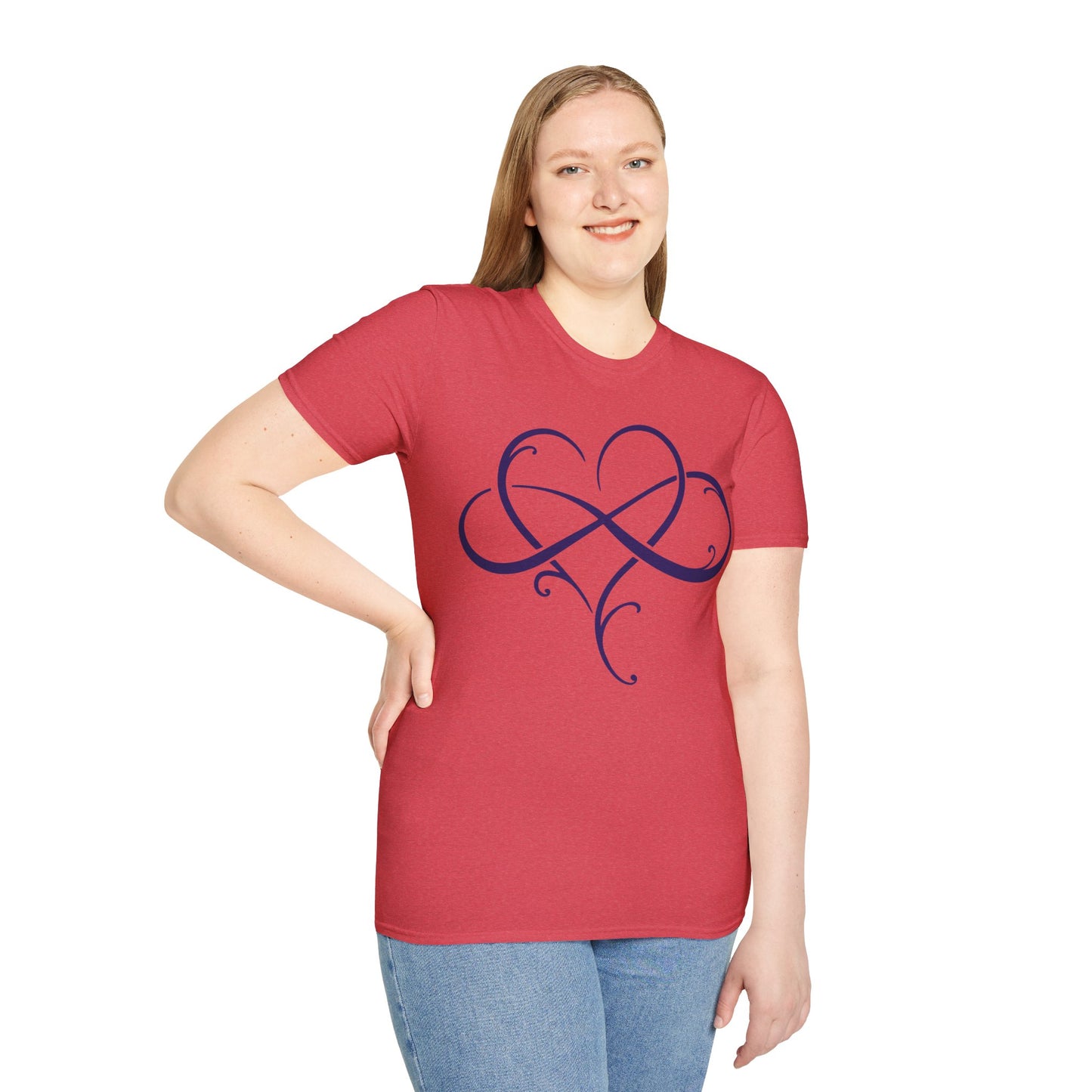 Eternity Heart Unisex Softstyle T-Shirt