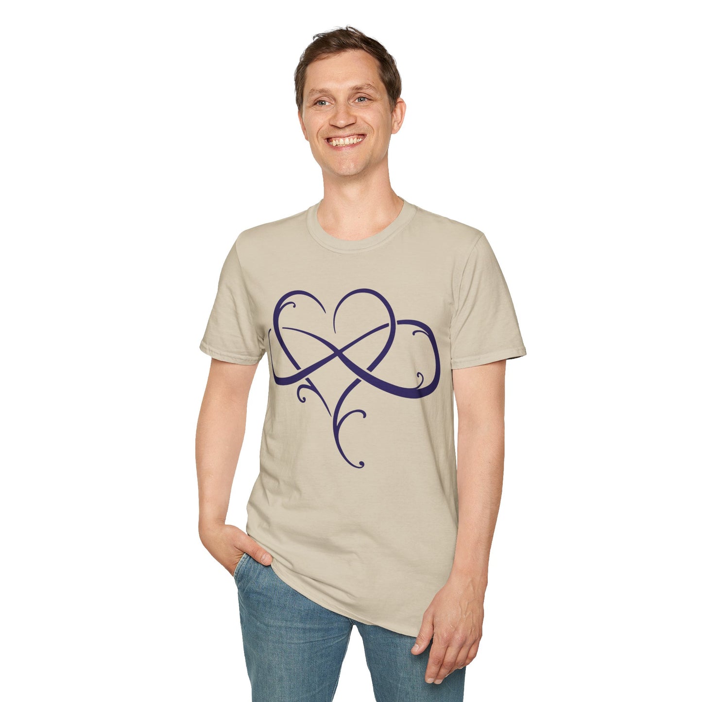 Eternity Heart Unisex Softstyle T-Shirt