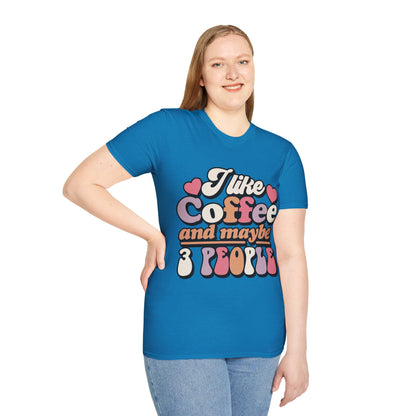 I Like Coffee Unisex Softstyle T-Shirt