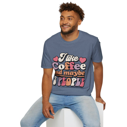 I Like Coffee Unisex Softstyle T-Shirt