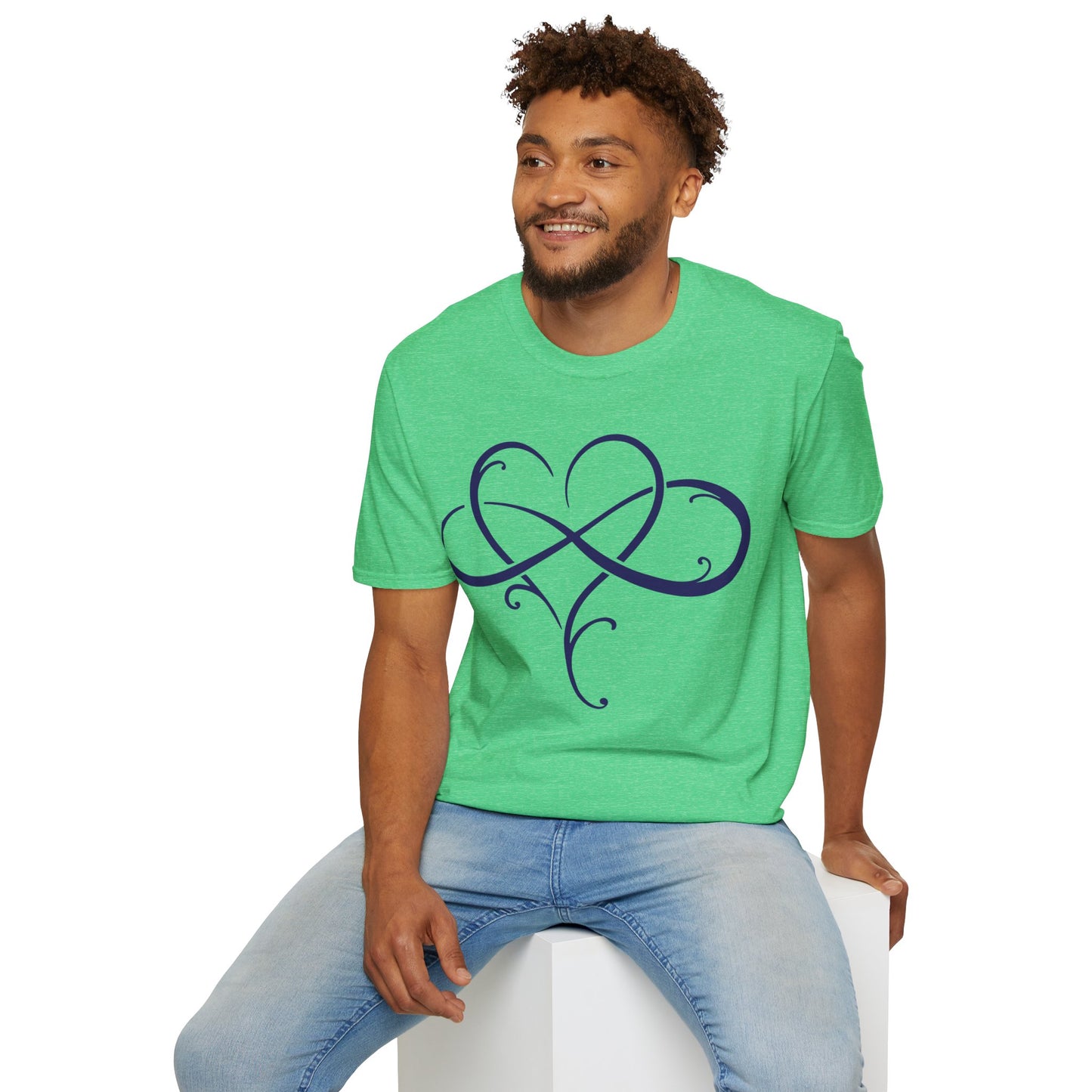 Eternity Heart Unisex Softstyle T-Shirt