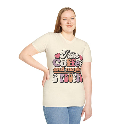 I Like Coffee Unisex Softstyle T-Shirt