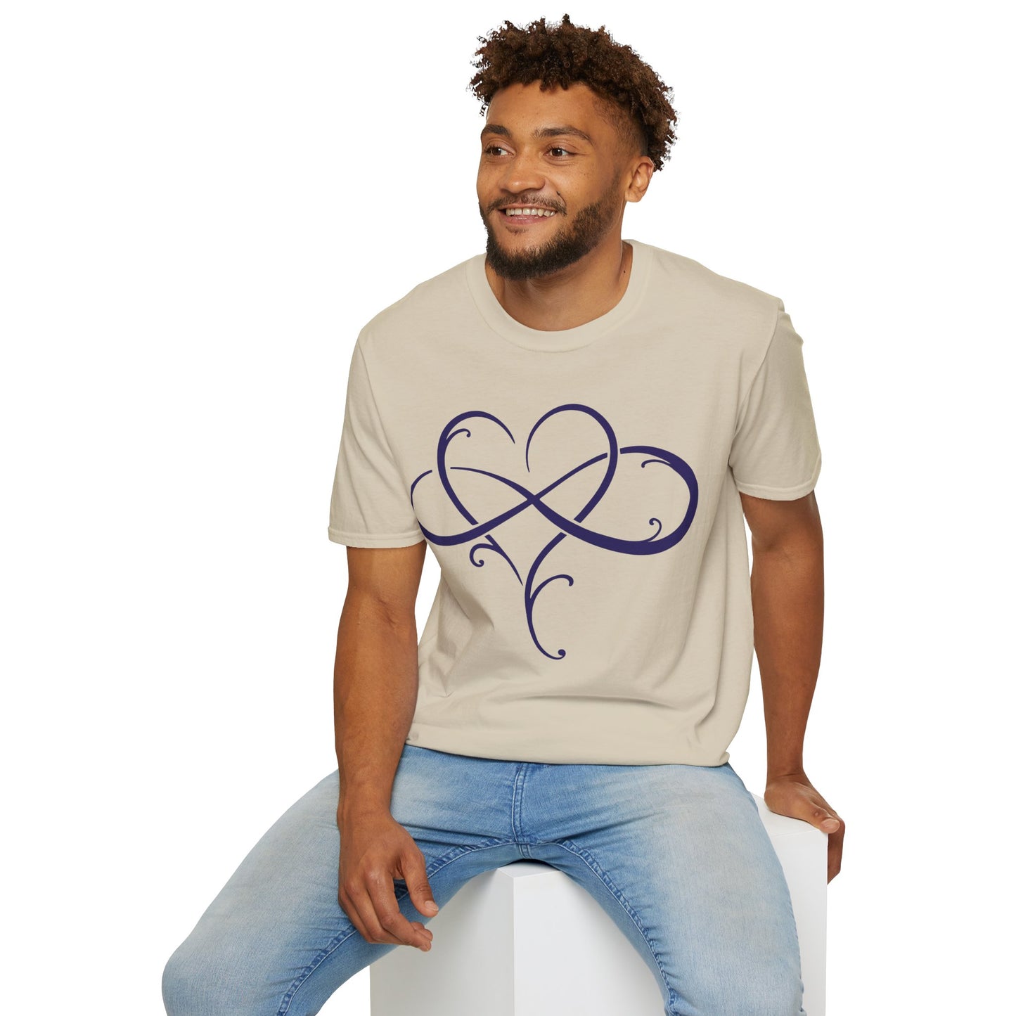 Eternity Heart Unisex Softstyle T-Shirt