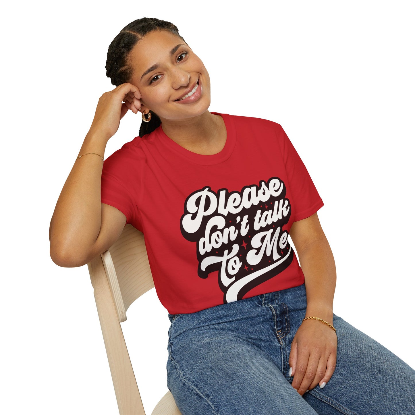 Please Don't Talk to Me Unisex Softstyle T-Shirt