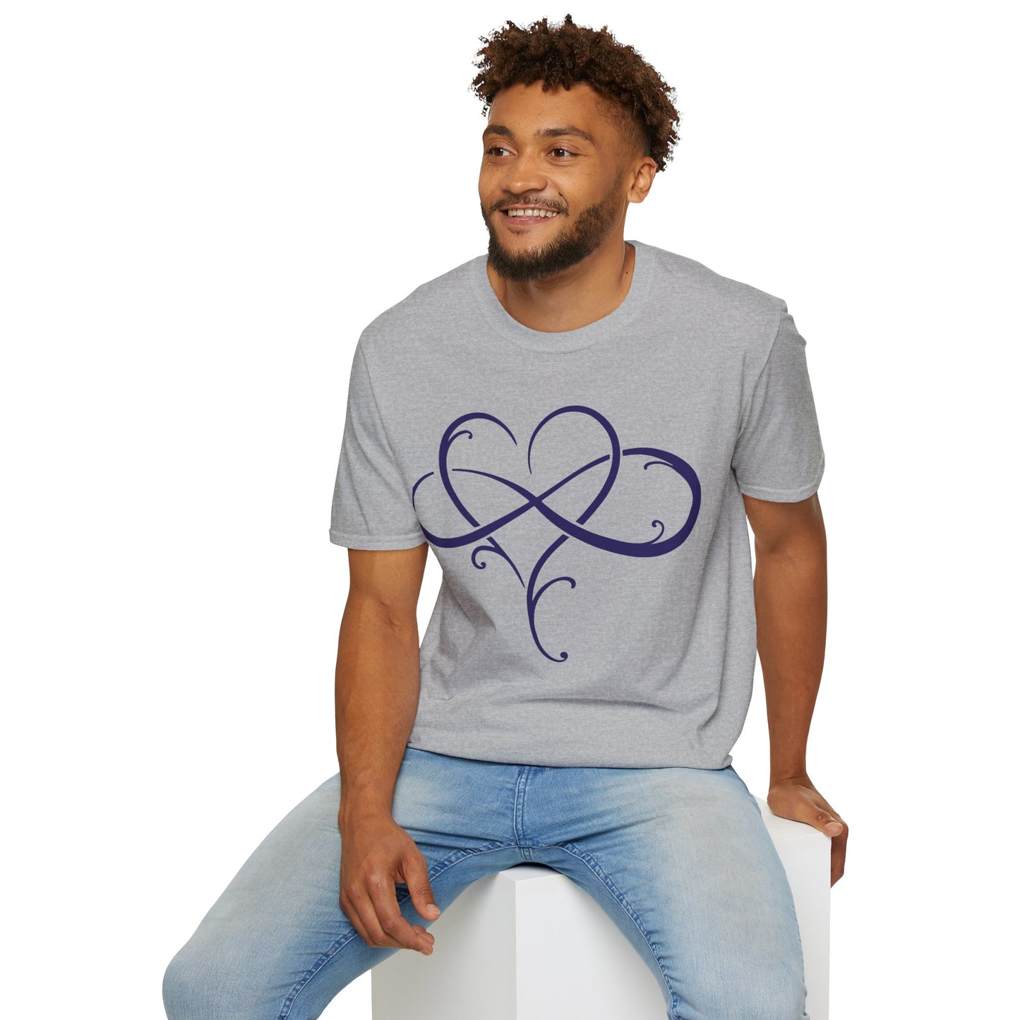 Eternity Heart Unisex Softstyle T-Shirt