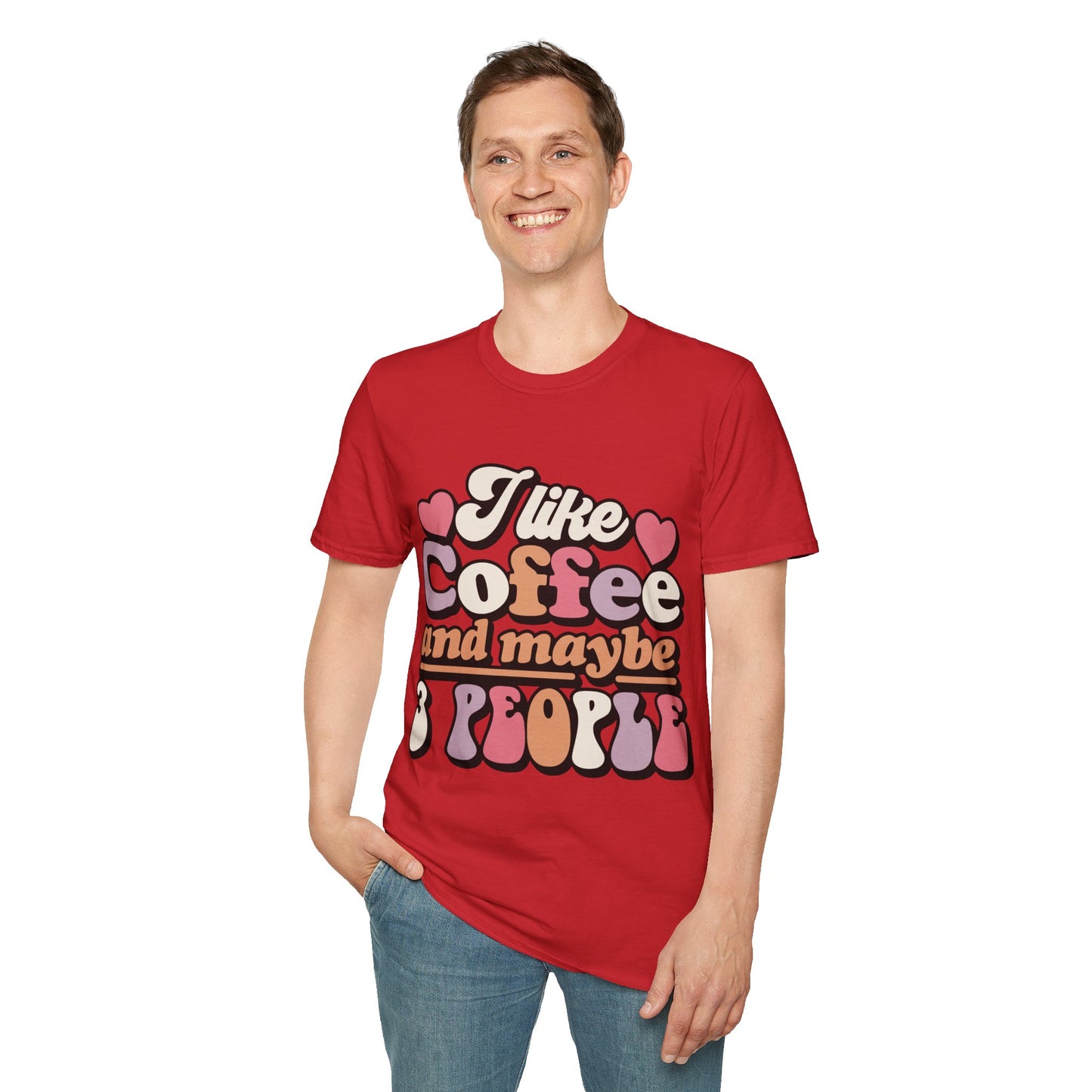 I Like Coffee Unisex Softstyle T-Shirt