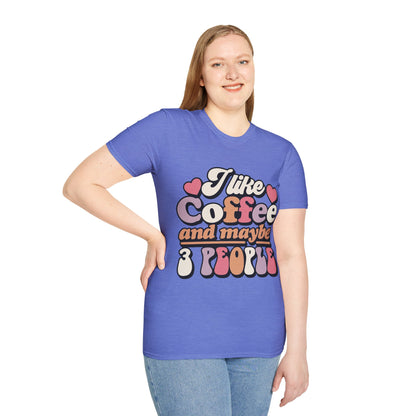 I Like Coffee Unisex Softstyle T-Shirt