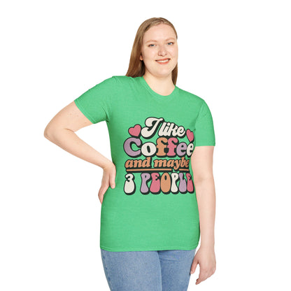 I Like Coffee Unisex Softstyle T-Shirt